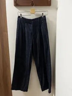 ダークデニム ワイドパンツ ハイウエストのサムネイル