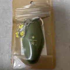 スターバックス リザーブ レザーキーホルダー カーキサクラ2024