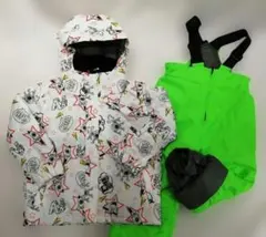 U319 新品訳あり/110/調整機能付 トドラ スキー・ボードウエア上下セット