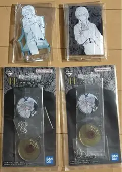 デスノート 一番くじ ニア アクスタ チャーム 4個セット H賞 G賞