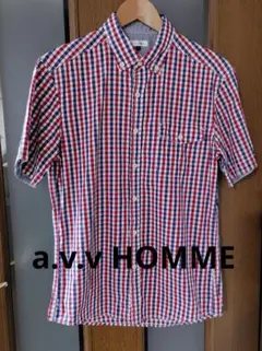 a.v.v HOMMEメンズ 半袖シャツ Lサイズ『中古品』のサムネイル