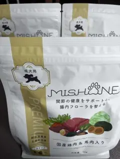 MISHONE ドッグフード ドライフード　ミシュワン　　1kg×4袋 MISHONE ドッグフード ドライフード ミシュワン 1kg×4袋 - メルカリ