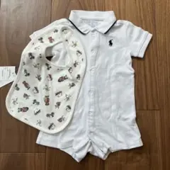 POLOポロラルフローレン　ロンパース半袖6M 70cm