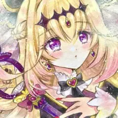 手描きイラスト アナログ ファンアート キュアアルカナシャドウ 名探偵