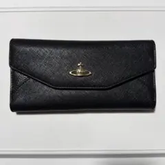 Vivienne Westwood 長財布　黒　ブラック　サフィアーノレザー
