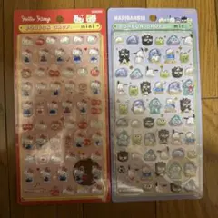 ボンボンドロップシールミニ はぴだんぶい ハローキティ 2枚セット
