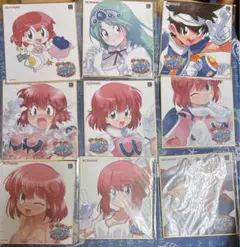 ツインビーくじ　ミニ色紙　9枚まとめ売り
