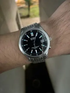 CITIZEN Eco-Drive メンズ腕時計 電波時計