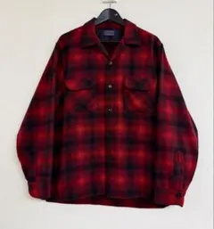 スペシャル 60s ペンドルトン オンブレ チェック ボード シャツ L レッド