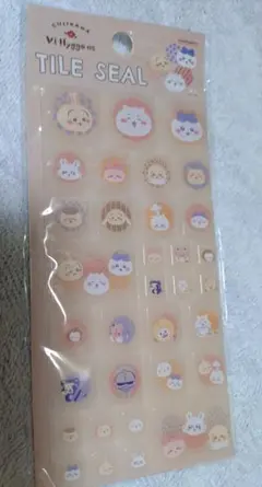 ちいかわ タイルシール ベージュ ハチワレ うさぎ かぶ 新品