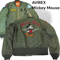 AVIREX Mickey Mouse Disneyコラボ　MA-1 ビンテージ