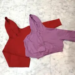 ZARA WEGO クロップド丈パーカー2点セット