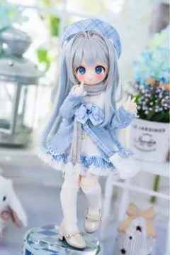 木茶動物園　海風の絵本　水-saxeblue(青三角タイ) 1/4 中古　MDD 木茶動物園 海風の絵本＆続編 水色 1/6サイズ ドール服 tinyfox - メルカリ