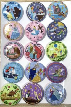 ディズニープリンセス ピンバッジ 第一弾15個セット