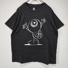 ゲゲゲの鬼太郎　graniph　コラボ　Tシャツ　S　目玉おやじ　ブラック　古着のサムネイル