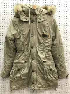 Durer 00's 古着 ギミック リアルファートリムフードモッズコート