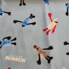 ★PUPPET SUNSUN★ 綿生地 水色