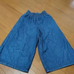 GU　140 ガウチョパンツ ワイドパンツ