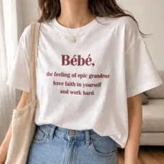 GRL【F】Tシャツ 英字ロゴ メッセージプリント カジュアル 白 半袖