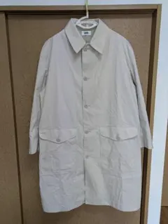 UNIQLO U オーバーサイズステンカラーコート XXL　30ナチュラル