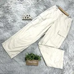 良品❗️【UNIQLO】ユニクロ カーゴパンツ(S) ベージュ系