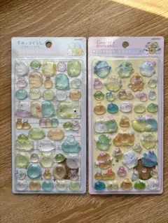 すみっコぐらし ボンボンドロップシール　2枚セット