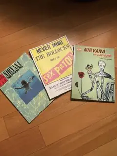 NIRVANA ニルヴァーナ ギタースコア バンドスコア 5点　おまけ付き NIRVANA ニルヴァーナ ギタースコア バンドスコア 5点 おまけ