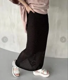 ハイショクアミニットナロースカート JEANASISのサムネイル