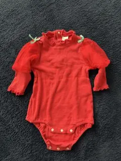 ロンパース　ベビー服　パフスリーブ