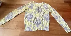 GU 花柄 長袖カーディガン