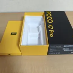 POCO X7 Pro イエロー の空箱のサムネイル