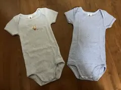 PETIT BATEAU ロンパース　18m / 81㎝　２着セット