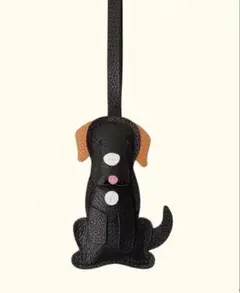 新品犬 ラブラドールバッグチャーム キーホルダー ブラック