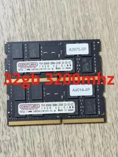 CETURY ノートPC メモリ 16GB×2枚 32GB DDR4-3200⑨ CETURY ノートPC メモリ 16GB×2枚 32GB DDR4-3200⑨ - メルカリ