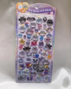 うるちゅるポップシール ボンボンドロップシール オバケーヌ テンシーヌ