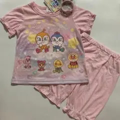 新品　蓄光パジャマ　アンパンマン　ドキンちゃん　光るパジャマ　100 ピンクのサムネイル