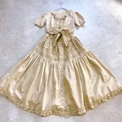 美品PINK HOUSE❤︎綿ローン❤︎ピコフリル❤︎セットアップ　ブラウス　スカート