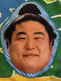 若元春 力士の顔ハンカチ なりきり顔タオル