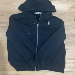 U.S. POLO ASSN. 黒パーカー Mサイズ