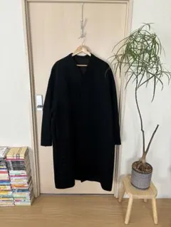 TGラッドミュージシャン カシミア混◎ピーコート ウールコート 黒 L上質 TGラッドミュージシャン カシミア混◎ピーコート ウールコート