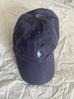Polo by Ralph Lauren キャップ　本革ベルト　ネイビーブルー