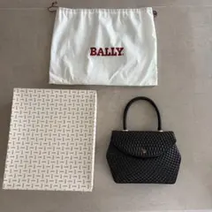 BALLY キルティング ハンドバッグ Bのロゴ付き バリー
