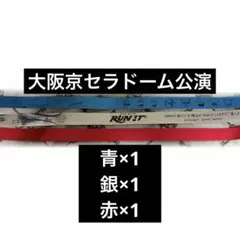Stray Kids RUN IT 京セラドーム 大阪 銀テ ３本コンプ