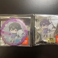 ワールドトリガー サンリオ 缶バッジ ミニアクスタ 三輪秀次セット