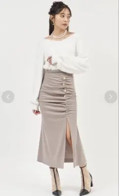 ROYAL PARTY サイドスリット タイトスカート