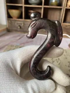 中国古骨董品　秘境古和田玉　高古玉刀ペア　龍紋彫刻　極細工浮彫　魔除けお守り守護 中国古骨董品 秘境古和田玉 高古玉刀ペア 龍紋彫刻