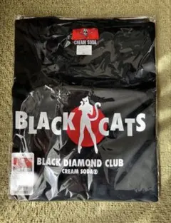 CREAM SODA クリームソーダ　BLACKCATS 半袖Tシャツ　XLのサムネイル