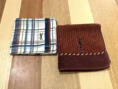 イヴサンローラン 未使用品ハンカチ2枚セット