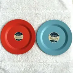 新品★Dultonダルトン M&Bプレート2個　オレンジ　サックス K915のサムネイル