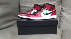 26.0cm NIKE Air Jordan 1 Mid Black Toe